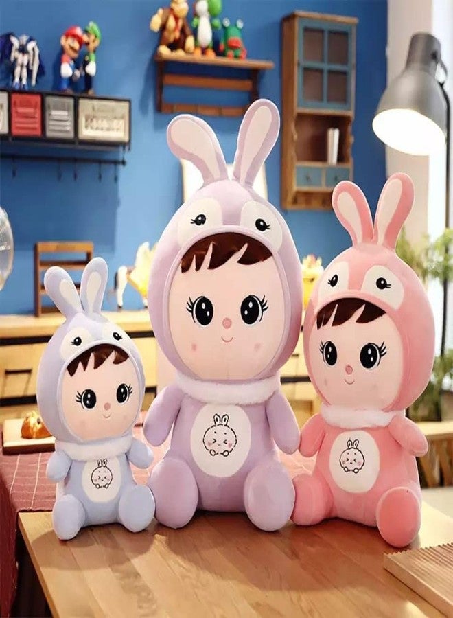 Tinytotem Stuffed Animal Cute Plush Toy Baby Girl Rabbit Soft Toy, Best for Gifts, Squishy Pillow Pink Hugging Plush Toy Gifts Pack of 1 - Image 2